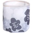 thumbnail image 1 of Panier de Rangement Floral Mini en Tissu, Organisateurs de Bureau (Gris), 1 of 7