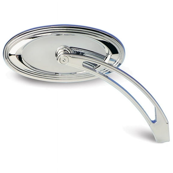 Arlen Ness Stepped Oval Chrome Mirror (13-044)