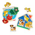 thumbnail image 1 of Pecera gigante de madera Puzzle Melissa & Doug, paquete de 2 unidades, House Pets, 3 piezas, 1 of 9