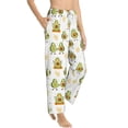 thumbnail image 2 of Uemuo Lovely Avocado Pattern Women's Wide Leg Palazzo Lounge Pants with Pockets Light Weight Loose Comfy Casual Pajama Pants-XX-Large, 2 of 9