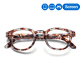 thumbnail image 2 of Lentes de Lectura con Filtro de Luz Azul B+D Blue Ban Screen Color Multi Tortuga Dioptria +1.00 Unisex, 2 of 9