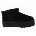 thumbnail image 2 of UGG Women's Classic Ultra Mini Platform Boots, Black, 9, 2 of 5