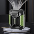 thumbnail image 2 of Ventilador De Cintura Con Clip Y Ventilador De Escritorio Ligero Para Correr, Deportes, Senderismo, Verde, 2 of 8