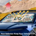 thumbnail image 3 of Yuyamidu Butterfly Car Sunshades for Windshield Dahlia Windshield Sun Shade Car Accessories Foldable Car Window Visor for Auto SUV Truck Van Car Protector, 3 of 7
