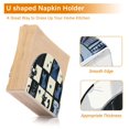 thumbnail image 5 of Yayeee Napkin Holder for Table Set of 2 Kitchen Paper Tissue Organization, Black and Blue Cat, 5 of 8