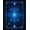 Blue, Pattern 1, variant on ODIKA 4'x6' Machine Washable Non-Slip Area Rug, NightGlow Illuminated Waterproof Reversible Backyard High Traffic Rug, Blue, 97948