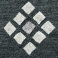 thumbnail image 6 of 5â€™ Round Charcoal Geometric Border Area Rug, 6 of 6