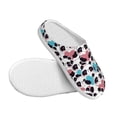 thumbnail image 3 of Wukai Heart Panda Print Women's Indoor Bedroom Slipper Slip On Shoes, Unisex House Shoes with Anti-Skid Sole for Men, Gift for Women Men-35/36, 3 of 7