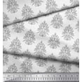 thumbnail image 2 of Soimoi Cotton Poplin Fabric Leaves,Floral & Paisley Block Print Fabric by Yard 56 Inch Wide, 2 of 3