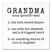 Creative Products Grandma Definition 12 x 12 Canvas Wall Art