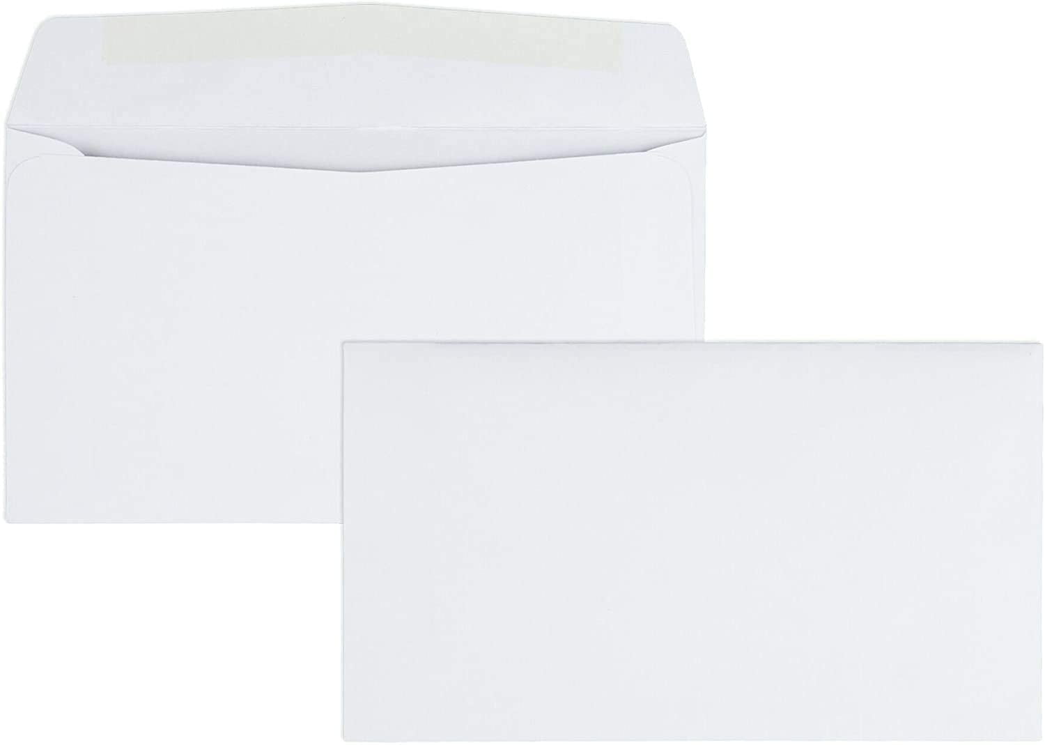 Limited Papers (TM) Regular Mailing and Business Envelopes, White Color, Gummed Seal, 24 Pound, Variety of Sizes and Quantities. (#6.4 - (3.5 x 6), 250)