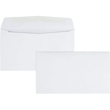 Limited Papers (TM) Regular Mailing and Business Envelopes, White Color, Gummed Seal, 24 Pound, Variety of Sizes and Quantities. (#7 (3.75 x 6.75), 250)