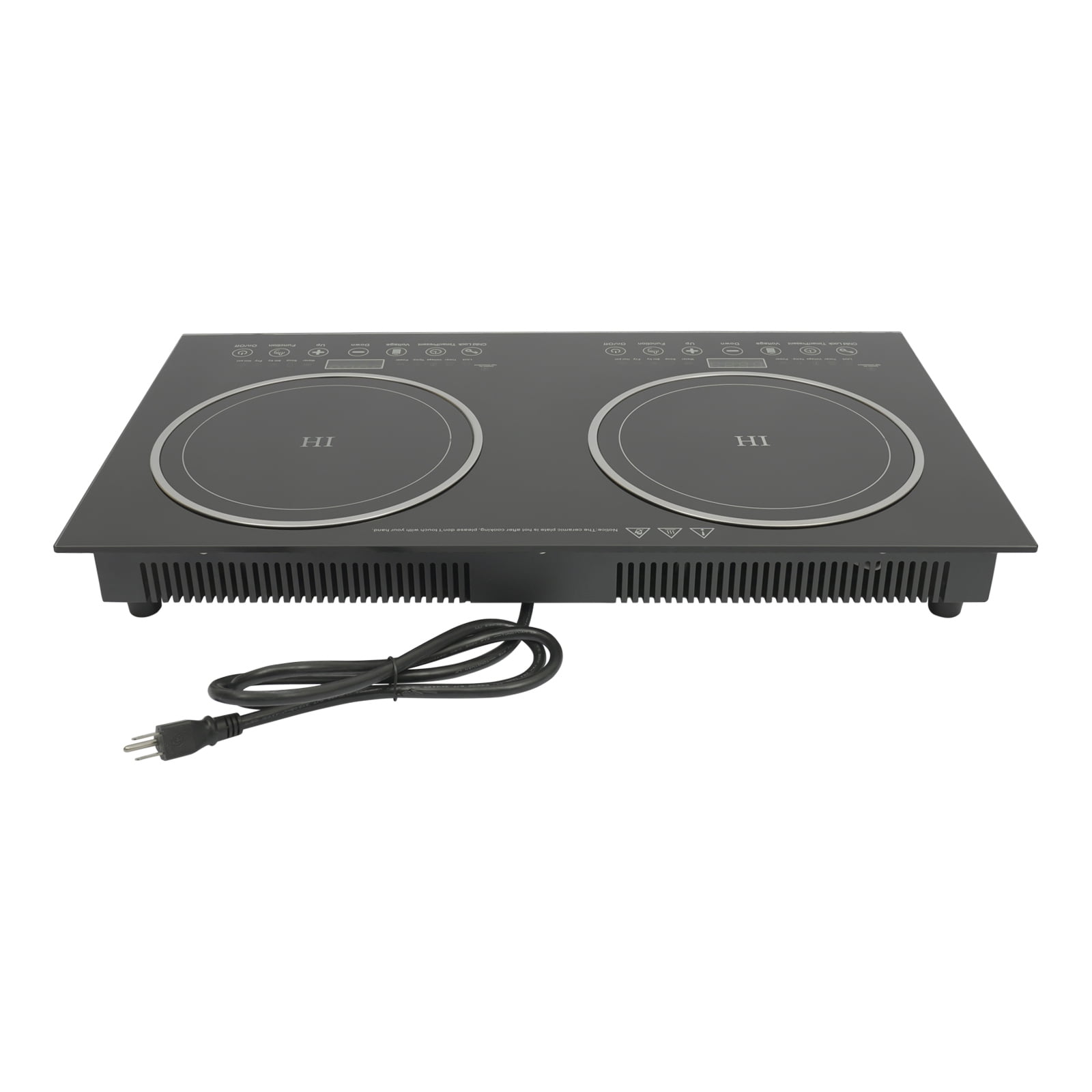 Tabletop & Embedded Dual Induction Cooktop - 110V US Plug, Perfect for Boiling Stewing Stir-Frying