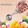 thumbnail image 2 of Ice Cream Scoop, Multifunctional Cake Scoop with Trigger, Ice Cream Scoop Melon Baller Cookware for Baking, 2 of 4