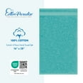 thumbnail image 5 of Cotton Paradise 100% Cotton Turkish 4 Piece Hand Towel Set, Soft Absorbent Face Towels Clearance Set, Turquoise Blue, 5 of 6