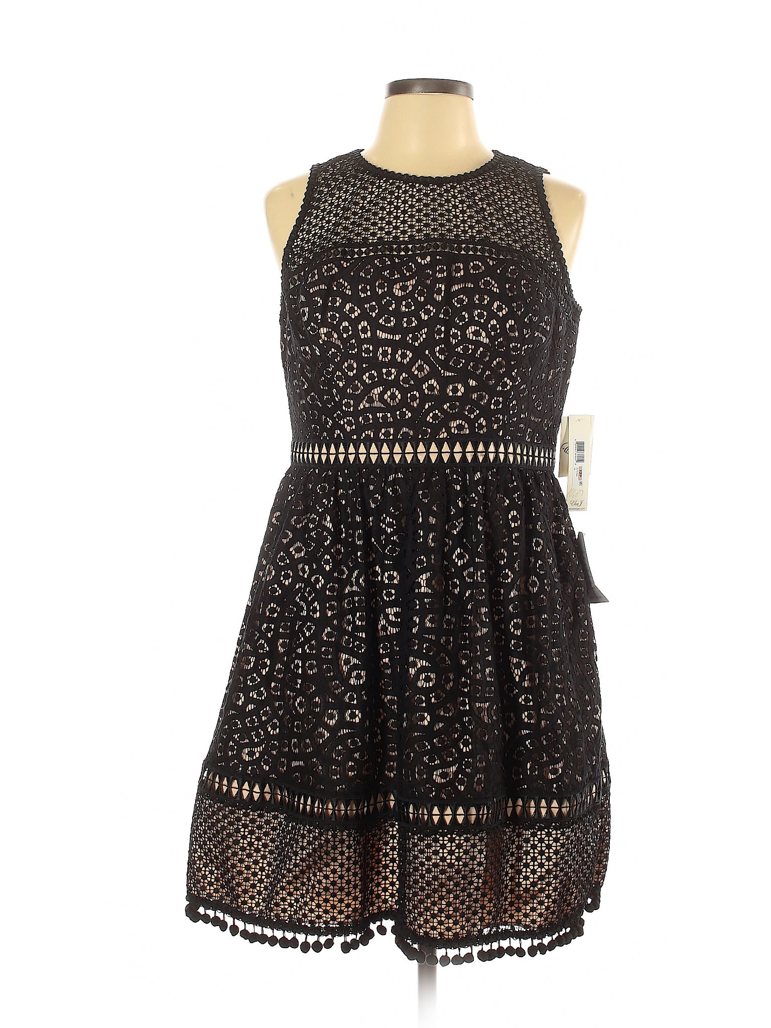 black dress petite size 12