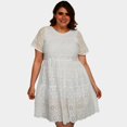thumbnail image 1 of Vestido de algodón Roman Fashion Talla extra 7193 blanco 36, 1 of 5