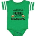 thumbnail image 3 of Inktastic Watching Football with My Grandpa Boys or Girls Baby Bodysuit, 3 of 5
