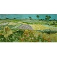 thumbnail image 2 of Van gogh, Vincent 24x14 Gold Ornate Wood Framed with Double Matting Museum Art Print Titled - La plaine dAuvers, 2 of 4