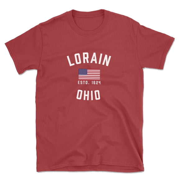 Lorain Ohio Patriot Men's Cotton T-Shirt