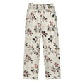 thumbnail image 2 of FORMRS Kids Pajama Pants with Pockets Size 6-8Y Boys Lounge Sleep Bottoms, Floral Plaid, 2 of 8