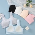 thumbnail image 5 of WCJM Women's Nylon,Spandex Grey nylon underwear Bras For Women Full Coverage Underwire Bras Plus Size Bra Without Steel Ring Everyday Bra, 5 of 6