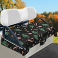 thumbnail image 2 of Yuyamidu Candy Canes Golf Cart Seat Covers Xmas Tree Club Car Seats Cushion Covers Flannel Golf Cart Seat Towel Blanket Accessories, Christmas Decor, 2 of 8