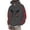 Dark Gray, variant on WDDDD Men's Baseball Seam Print Hooded Pullover Baseball Hoodie Top White L