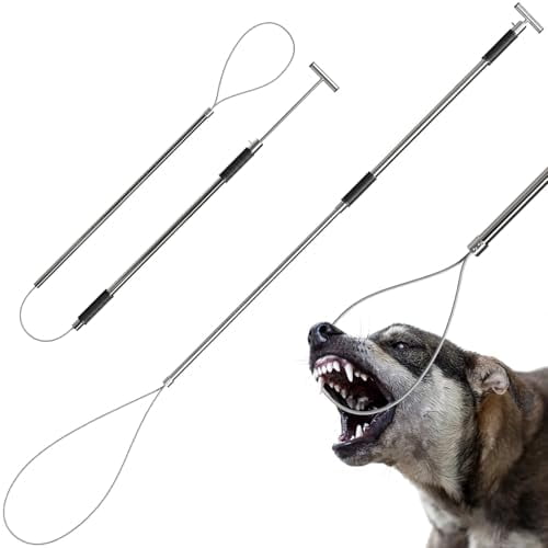 61" Dog Catcher Pole Portable Hog Pig Catcher Animal Control Pole Tool Stainless Steel Pig Holder Catch Pole for Dogs Livestock Farm Equipment$$Garden & Patio