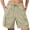 Khaki, variant on FengLS Women's Cargo Shorts Casual Lightweight Short Pants with Multiple Pockets Summer Quick Dry Shorts Outdoor Hiking Shorts
