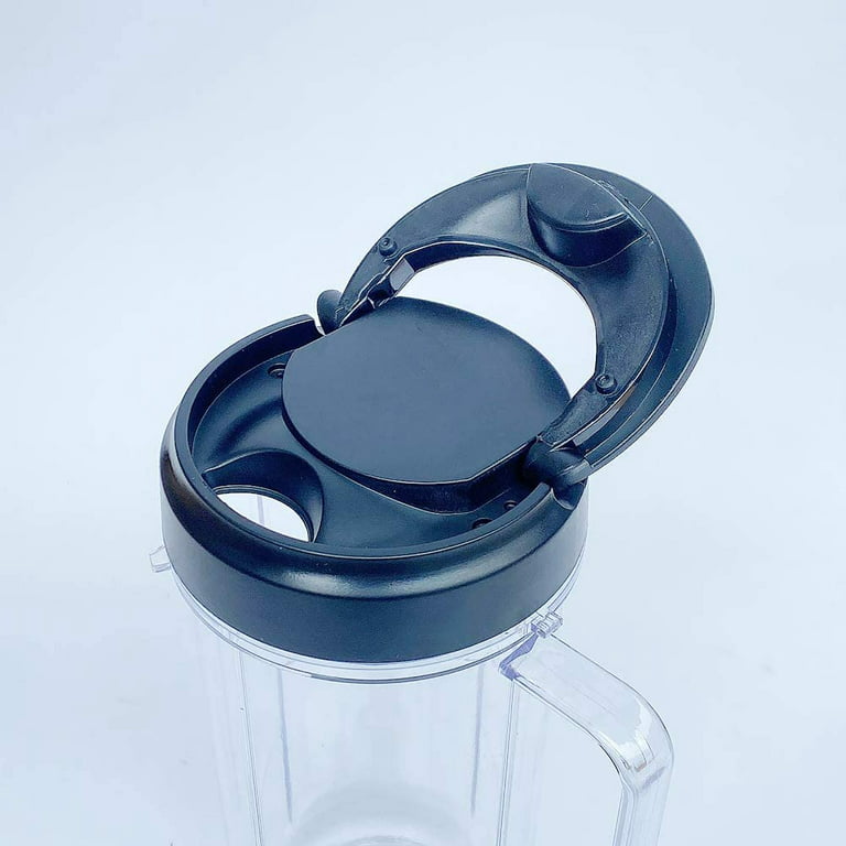 22 oz Tall Cup with Flip Top To-Go Lid Replacement Part for Magic Bullet 250W MB1001 Blenders