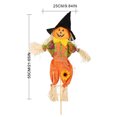 thumbnail image 4 of Espantapájaros Pequeña Cosecha Otoño Rústica Halloween Al Aire Libre () Amarillo, 4 of 4