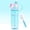 Blue, variant on Portable 2 in 1 Mist Water Bottle 22oz Food Grade Spray Mist Sports Bottle for Hydration and Cooling for Exercise and Outdoor Use
