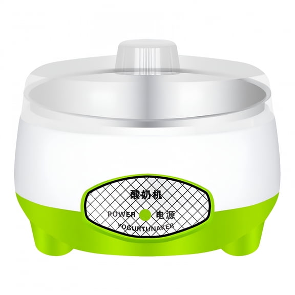 HIBIBUD Yogurt Maker Homemade Compact DIY Yogurt Maker for Kitchen for Wife (US Plug 110V) Food Storage Kitchen Gadgets Green ABS