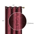 thumbnail image 2 of Maison Concepts Embossed Rubber Panel & Grommets Burgundy - Set of 2 (54 In x 96 In x 2 In), 2 of 2
