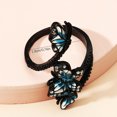 thumbnail image 3 of Anillo HUOGUO Fashion Butterfly abierto con diamante de colores, 3 of 4