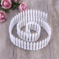 thumbnail image 4 of HAMPPLIES 4Pcs Landscape Decor Mini Fence White Flexible Shape for Potted Plants, 4 of 8