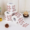 thumbnail image 3 of TIMIFIS Roll Paper Christmas Pattern Color Toilet Paper Santa Christmas Tree Printed Tissue Kitchen Gadgets, 3 of 7