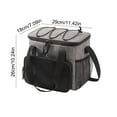 thumbnail image 3 of Byujiro Extra Large Lunch Bag, Big Capacity Insulated Cooler Tote for Picnic, Beach, Camping, Work, Family Outings, Leakproof Thermal Food Carrier with Handles, 3 of 6