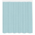 thumbnail image 2 of Ambesonne Modern Shower Curtain, Abstract Floral Mesh Pattern, 69"Wx75"L, Pale Blue and White, 2 of 4