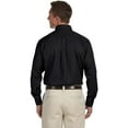 thumbnail image 4 of Harriton Men's Easy Blendâ„¢ Long-Sleeve Twill Shirt with Stain-Release, 4 of 5