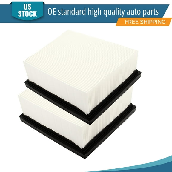 YXPCARS 2PCS Front Engine Air Filter for Ford Fiesta 2011-2019 1.6L 1.0L, New Air Filter Replacement (CA10997)