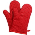 thumbnail image 1 of Guantes de Horno, Guantes de Horno Calor, Guantes de Horno de Silicona Antideslizantes hasta 240 ℃, Guantes Resistentes para Cocinar Pastelería Barbacoa, Rojo, 1 Par JM, 1 of 1