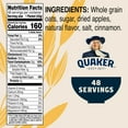 thumbnail image 3 of Quaker Instant Oatmeal, Apples & Cinnamon, Individual Packets, 48 Count, 3 of 7