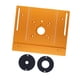thumbnail image 4 of Router Mesa Placa Insertable Aleación Aluminio Bancos Carpintería con Accesorios Precisión Herramienta Bricolaje Adecuada para Decoración Del Hogar Fa, 4 of 9
