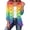 Multicolor, variant on Womens Pastel Cardigan Ruffle Trim Pink Mint Gradient Collared Button Long Sleeve Double Breasted Blazer Open Front Jacket Lightweight Outwear Sweet Dreamy Spring Outwear Top