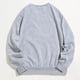 thumbnail image 3 of Gibobby Sudaderas para mujer Sudadera de manga larga para mujer dobladillo largo bloque de color(Gris,M), 3 of 4