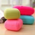 thumbnail image 5 of 2 Pcs Porte-Savon en Plastique Boîte Conteneur Maison Extérieur Randonnée Camping Voyage Vert Clair, 5 of 5