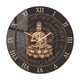 thumbnail image 4 of Reloj de pared silencioso con diseño de animales, acrílico, grande, redondo, analógico, silencioso, decorativo. Buda, 4 of 8