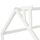 thumbnail image 5 of Cama casita cuna con chimenea| Sólidos somieres | cama casita de madera de pino para niños, 90 x 200 cm sin colchón, blanco esquí esquí Gafas de esquí, 5 of 5